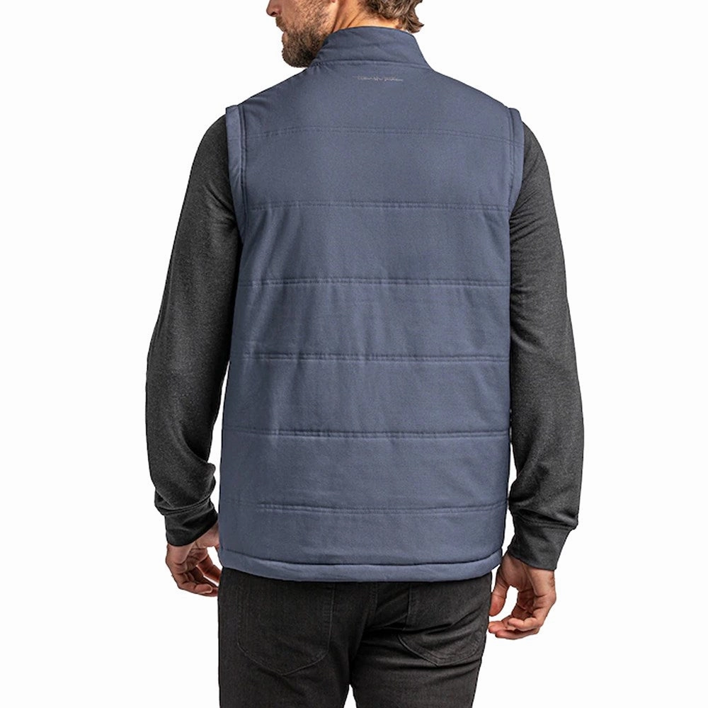 thrill Travis Mathew Interlude Puffer Golf Vest - Mood Indigo