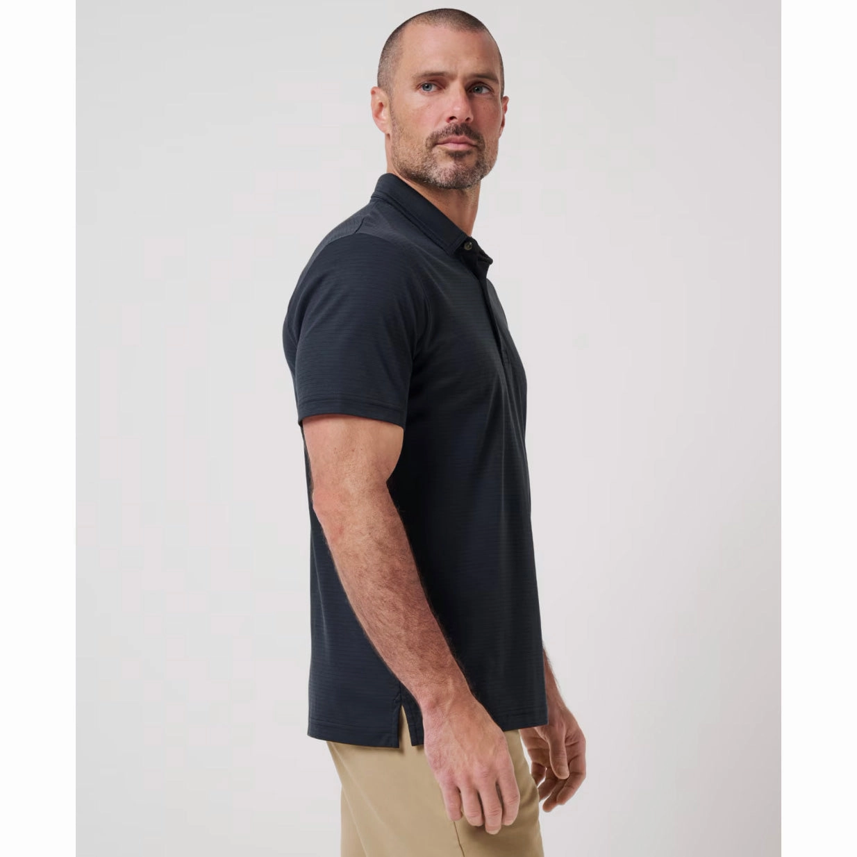 Durable Fabric Travis Mathew The Zinna 2.0 Golf Shirt - Black