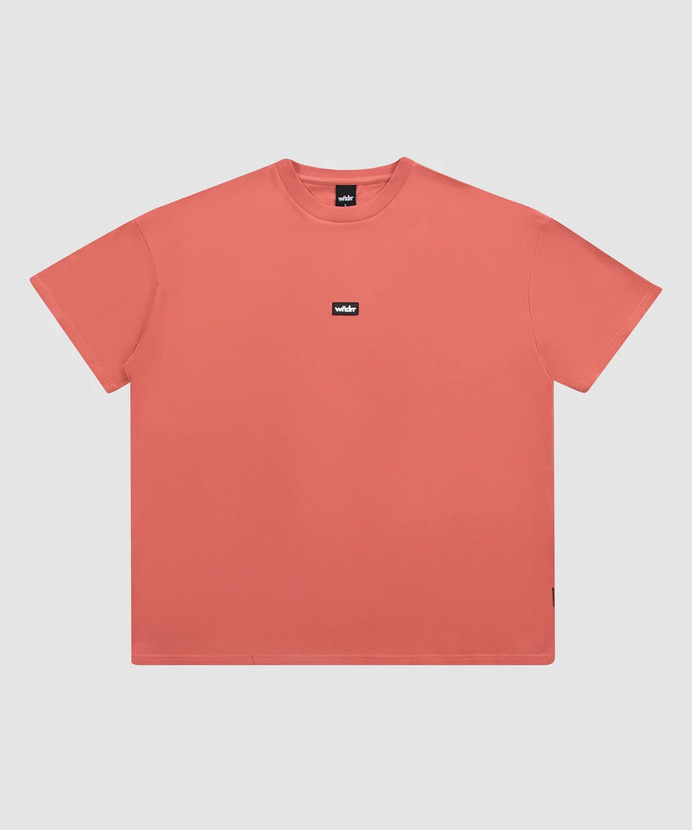 Quiet Luxury WNDRR Hoxton Vintage Fit Tee (Melon)