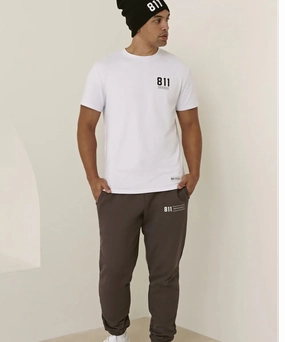 811 Originals Unisex Sweatpants (Midnite) SheerLayeredPanels HighCollared Design