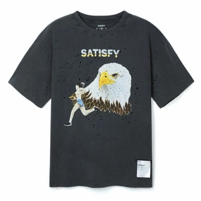 Euro Mood Soft Lining MothTech Tee Aged Black Eagle