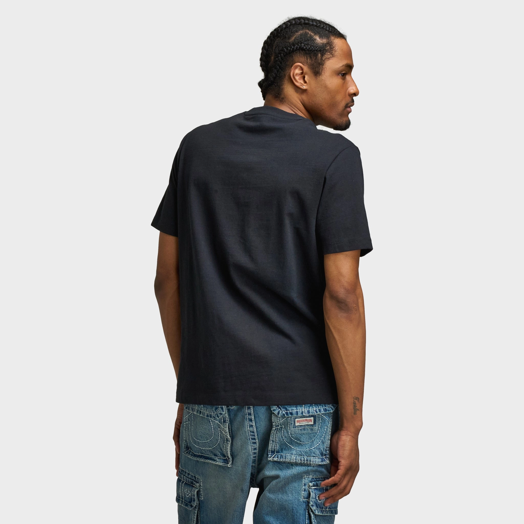 True Religion True Vintage No.1 Tee / Jet Black low - quality parts