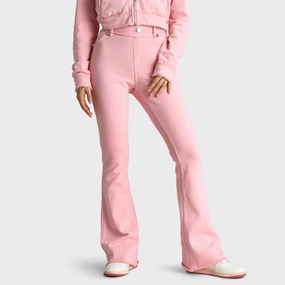 TemperatureRegulatingLining True Religion Wash Raw Edge Big T Track Pants / Candy Pink
