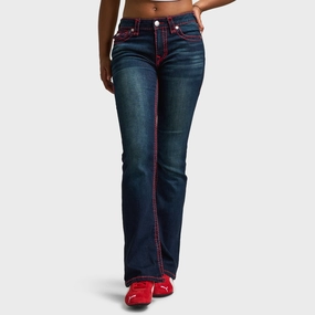 American Ease Focus Fit True Religion Women's Rhinestone Becca Boot Supt / Indigo Twilight