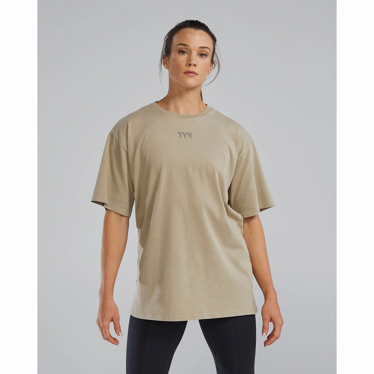 TYR Unisex Garment-Dyed Oversized Tee Basic Wear