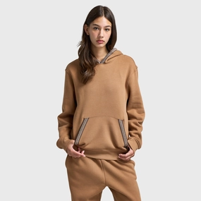 Belted Waist Minimalist Design UGG Women's Tasman Hoodie / Chestnut