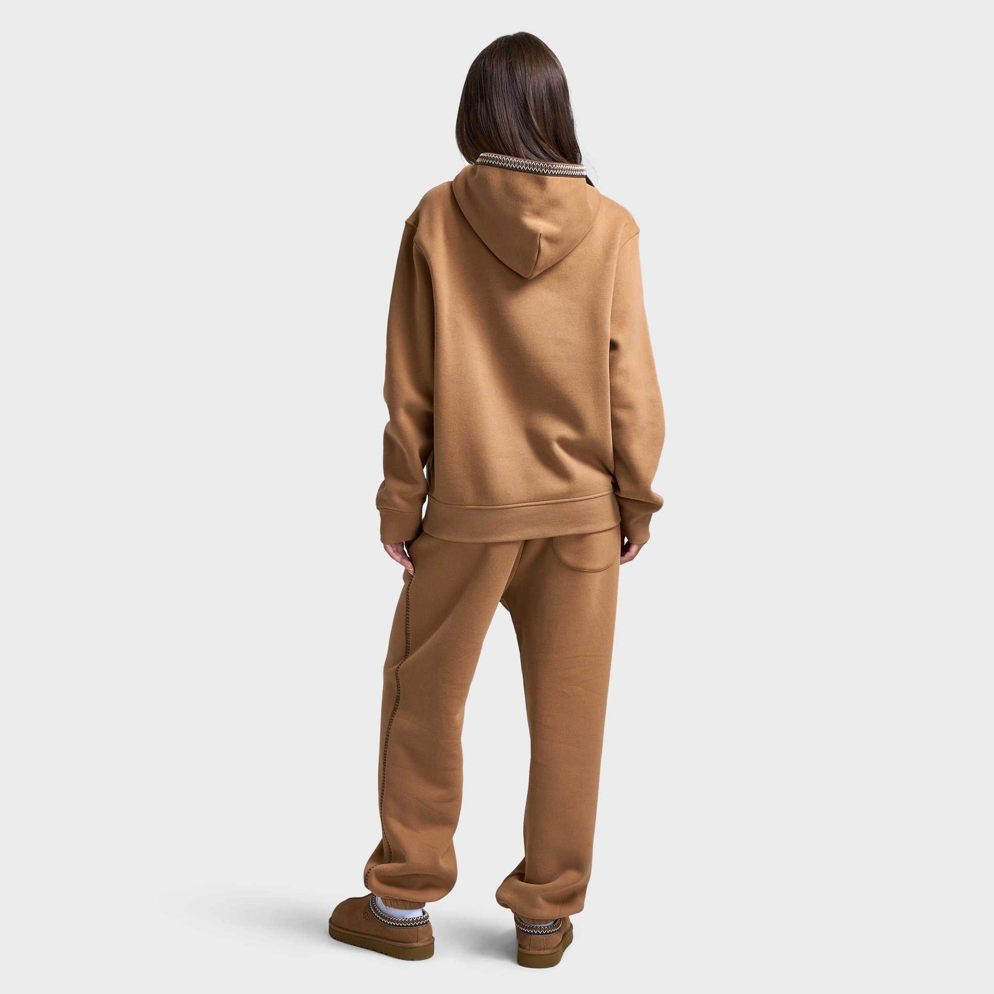 Easy Wear WaterResistant Coating UGG Women's Tasman Hoodie / Chestnut
