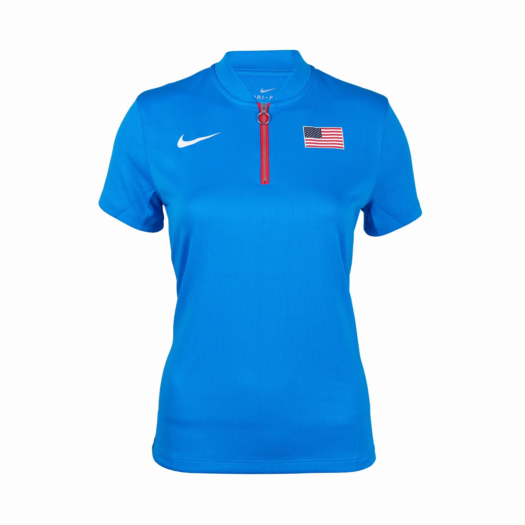Soft Inner Lining Nike Team USA Women's Short Sleeve Blade Polo