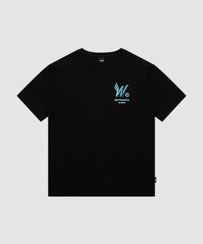 WNDRR Repeat Box Fit Tee (Black) Vented Panels