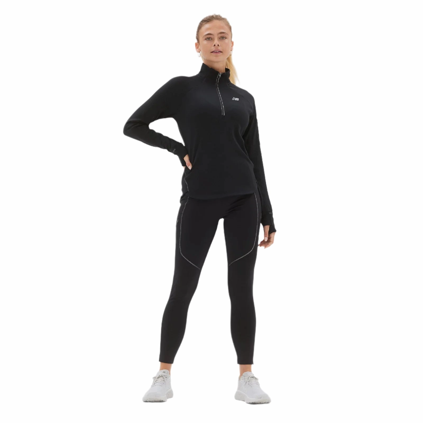 Women's NB Heat Grid Half Zip Global Glow