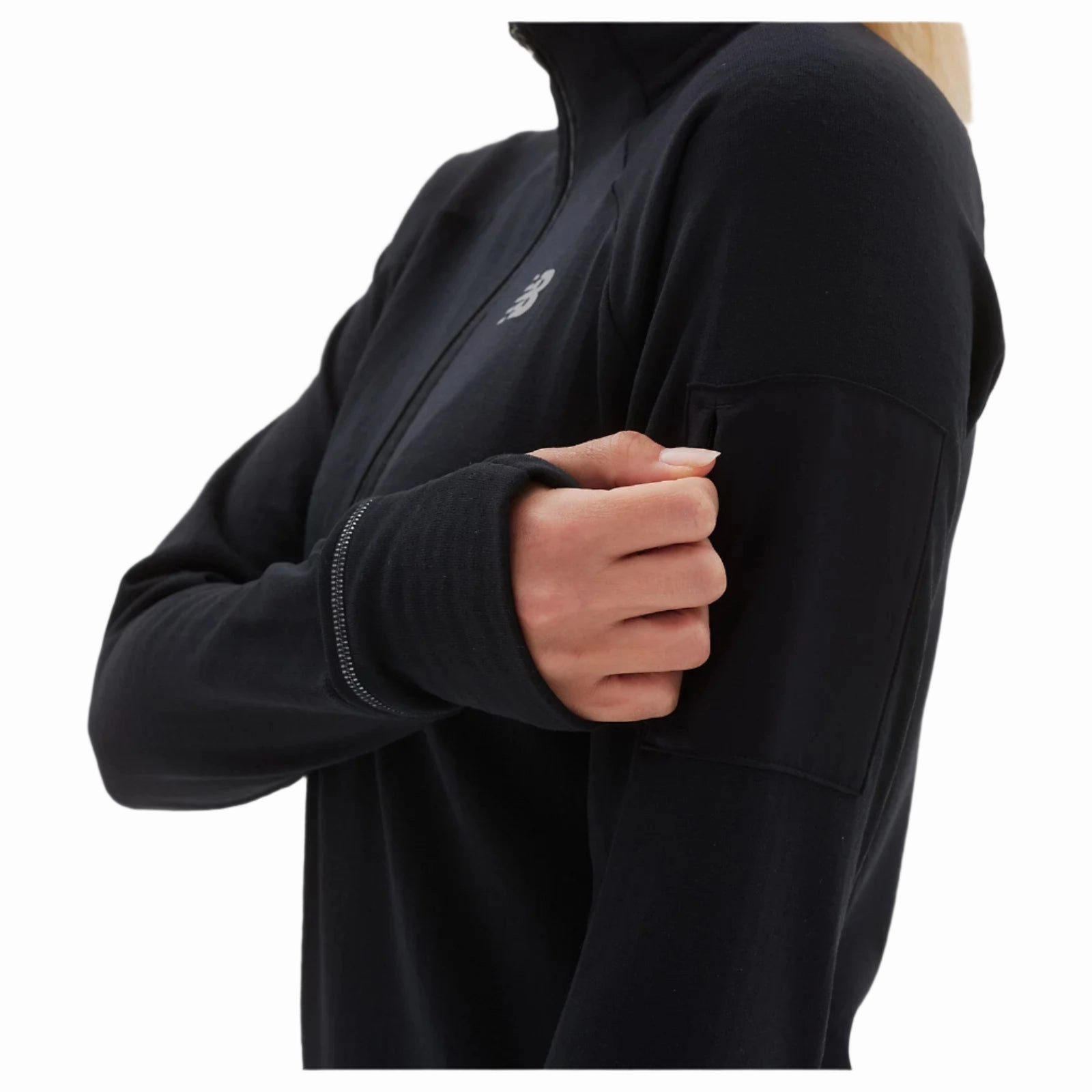 Women's NB Heat Grid Half Zip HighVisibility Trim