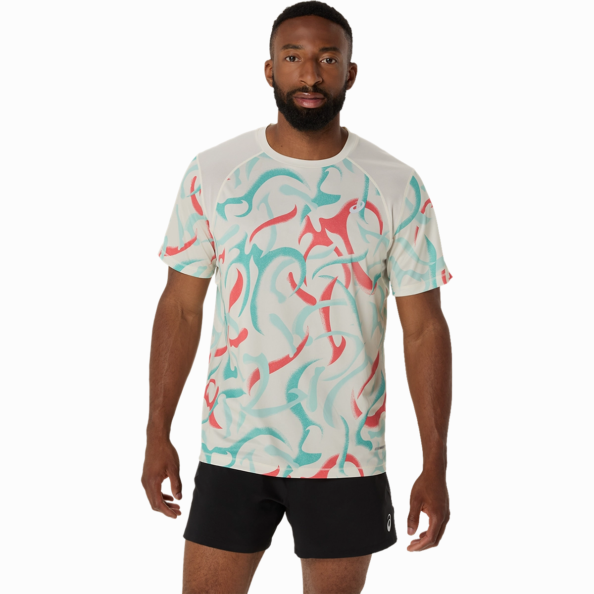 Asics Road All Over Print Shortsleeve Tee YarnDyedQuality