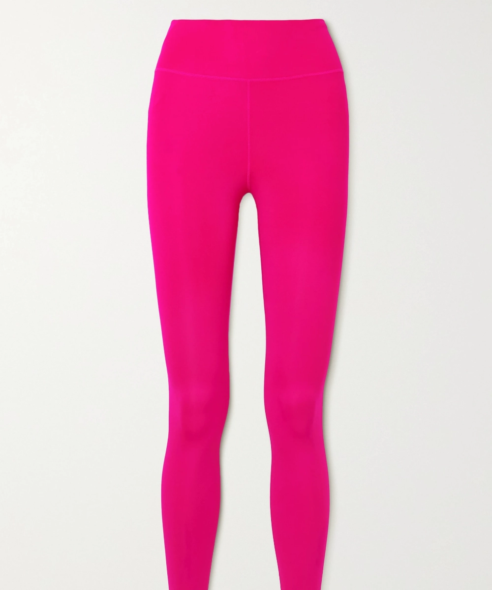 Wind Glow Nike One Luxe Mid-Rise Leggings (Pink)