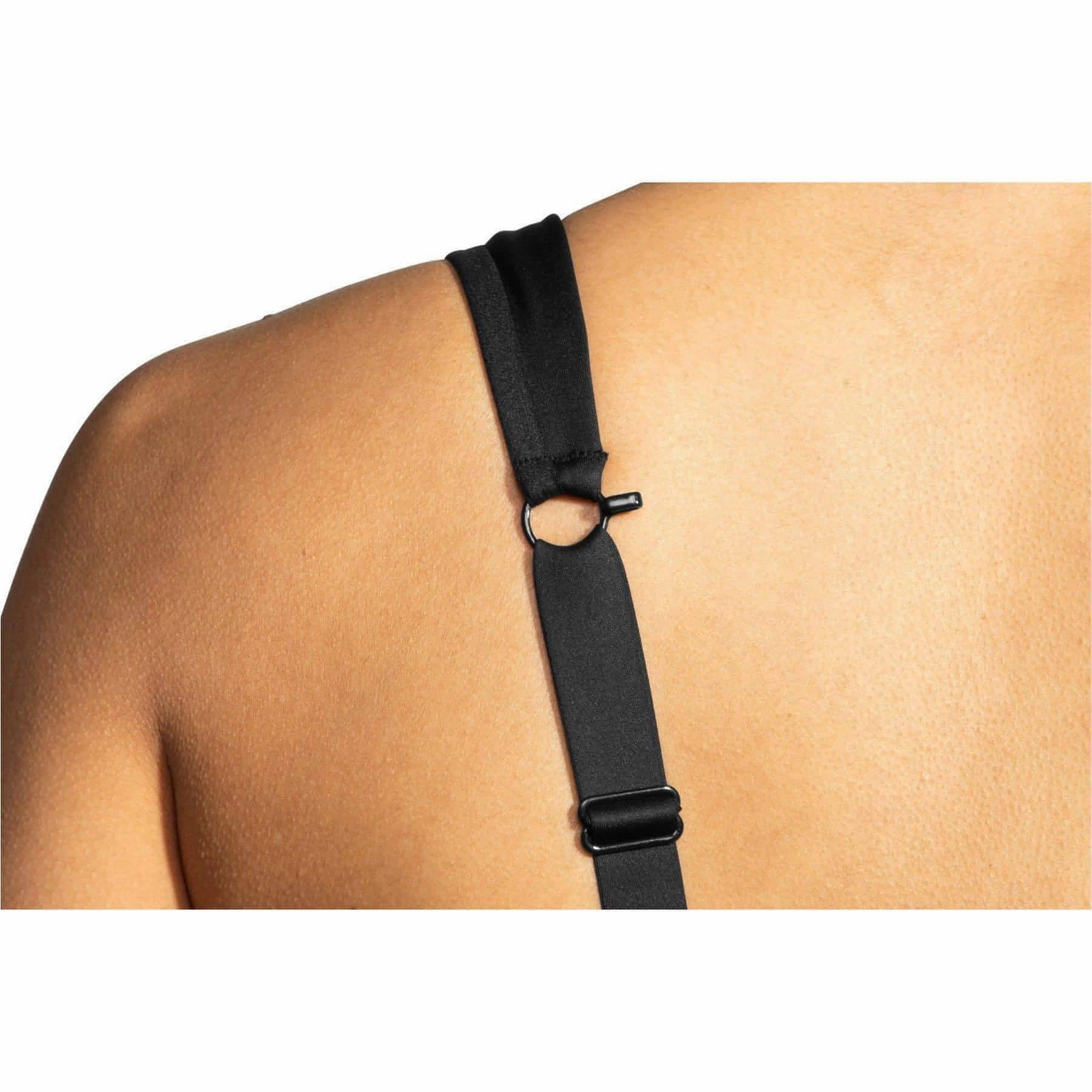Brooks Drive Convertible Run Womens Sports Bra - Black Attitude