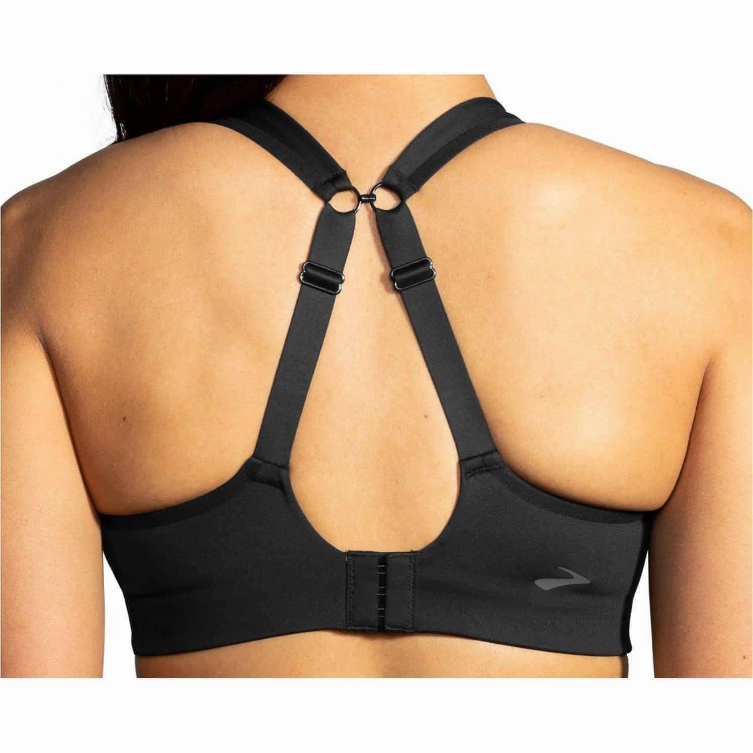 Brooks Drive Convertible Run Womens Sports Bra - Black QuickDryTechnology fantasy