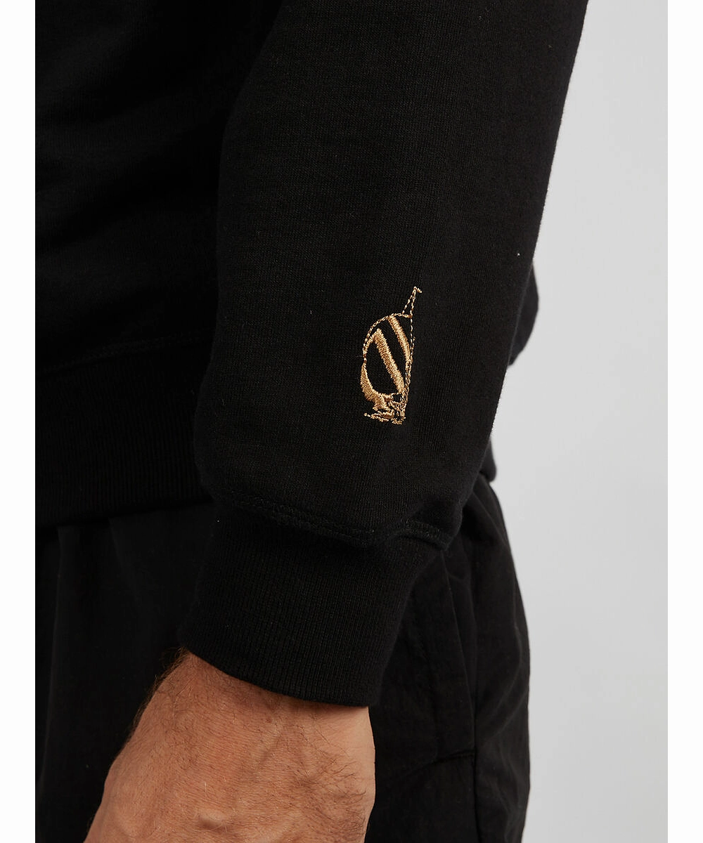 Nautica Lynche Heavyweight Crew Sweater (Black) Winter Core
