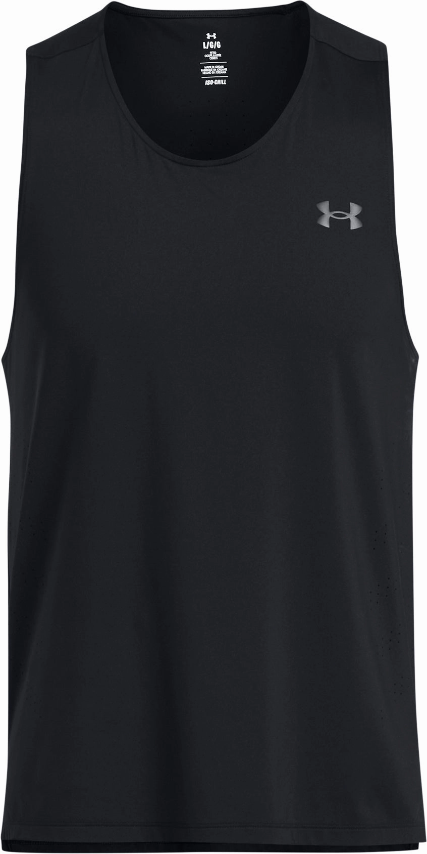Reinforced Edging Under Amour Launch Elite Mens Running Vest - Black