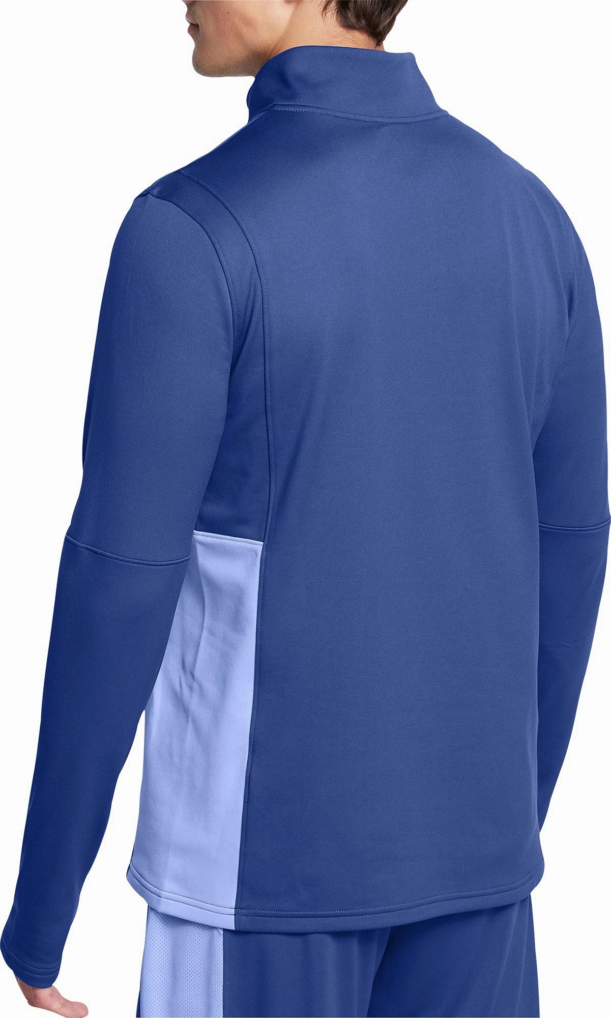 Under Armour Challenger Half Zip Long Sleeve Mens Running Top - Blue park