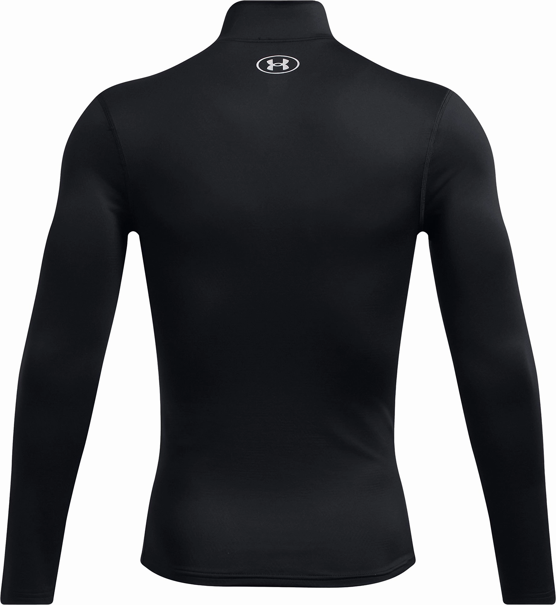 Under Armour ColdGear Elite Compression Mock Long Sleeve Mens Running Top - Black Corduroy Office room