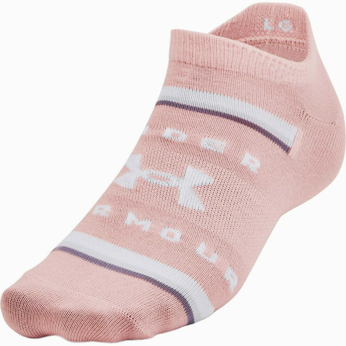 Under Armour Essential (6 Pack) Womens No Show Socks - Pink Design Soul