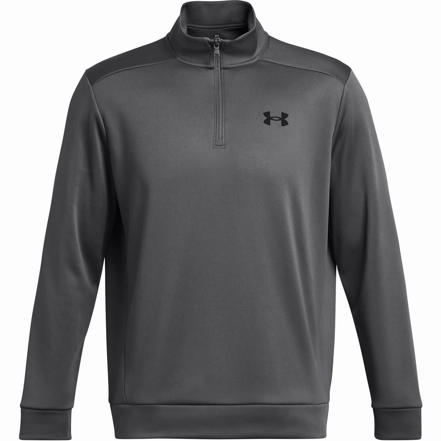 Under Armour Fleece Half Zip Long Sleeve Mens Training Top - Grey ZeroWaste Production SoftLining