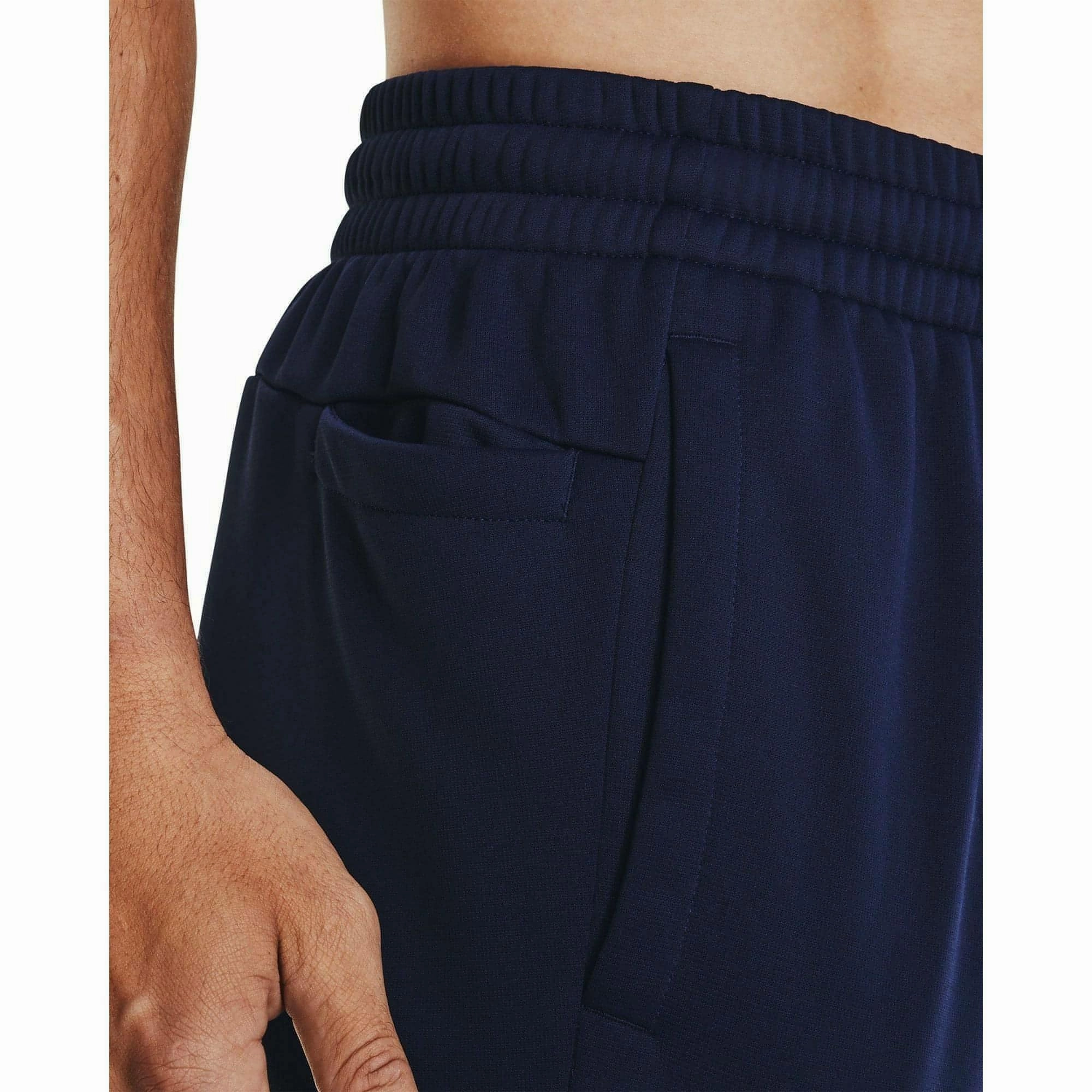 Under Armour Fleece Mens Joggers - Navy EcoFriendlyMaterial Tech Edge