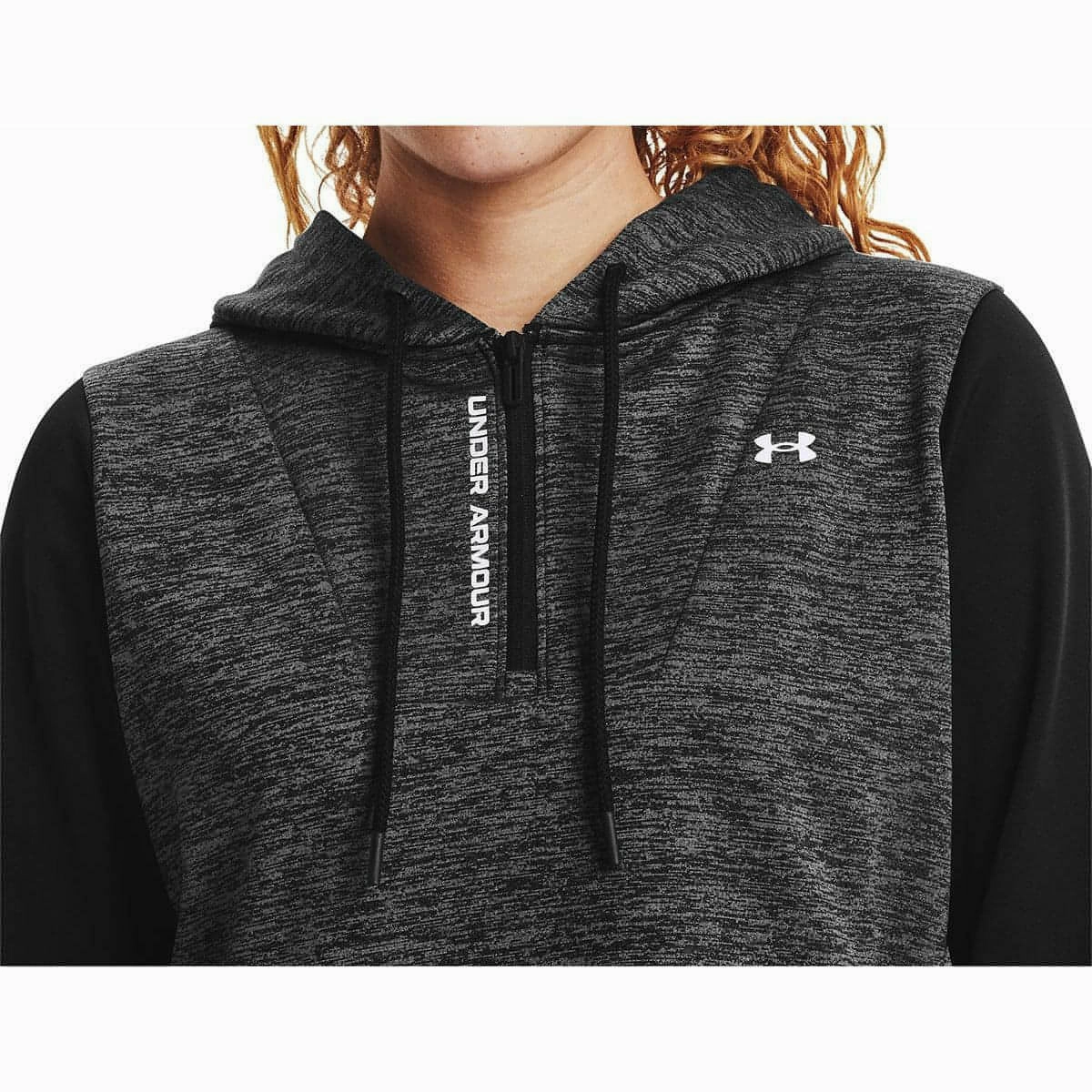 Swim Easy Open Glow Under Armour Fleece Womens Hoody - Black