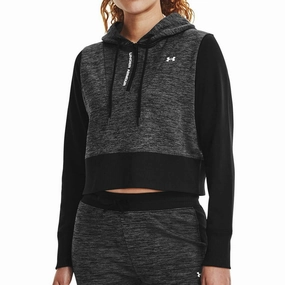 Romance Fit Calm Tone Under Armour Fleece Womens Hoody - Black