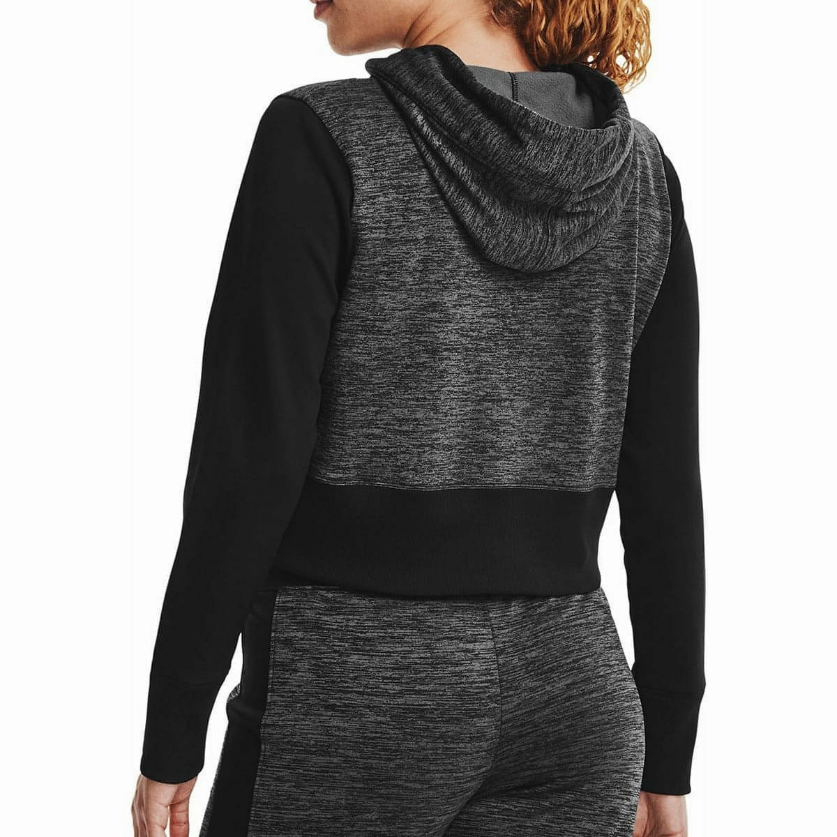 DoubleStitchedEdges Zero Core Under Armour Fleece Womens Hoody - Black