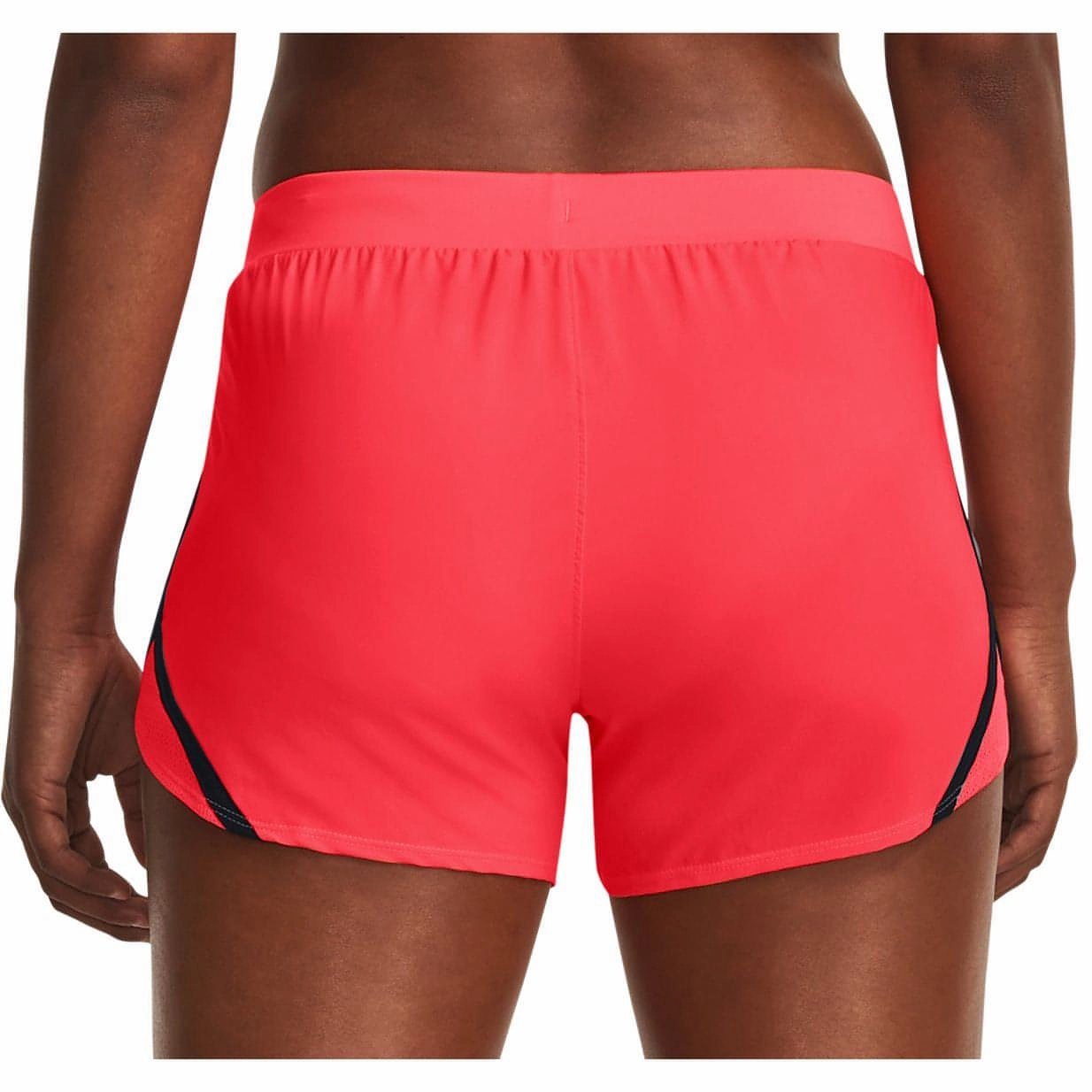Under Armour Fly By 2.0 Womens Running Shorts - Pink Anti Chafe Seamless Minimalist Look