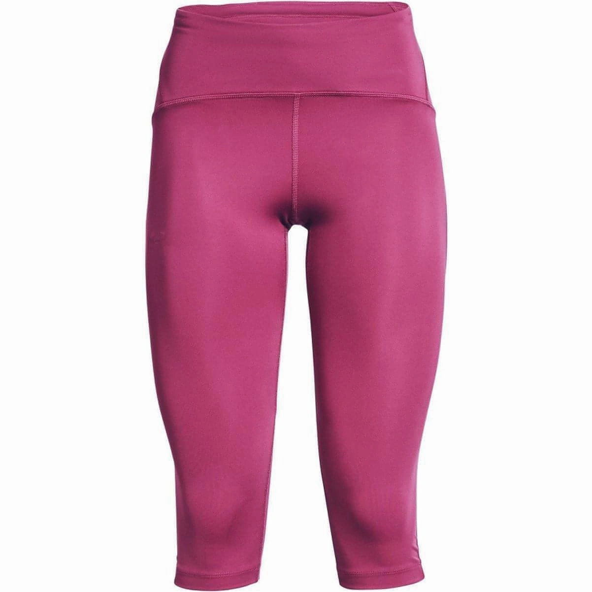 Plus-size-options Under Armour Fly Fast Speed 3/4 Capri Womens Running Tights - Pink