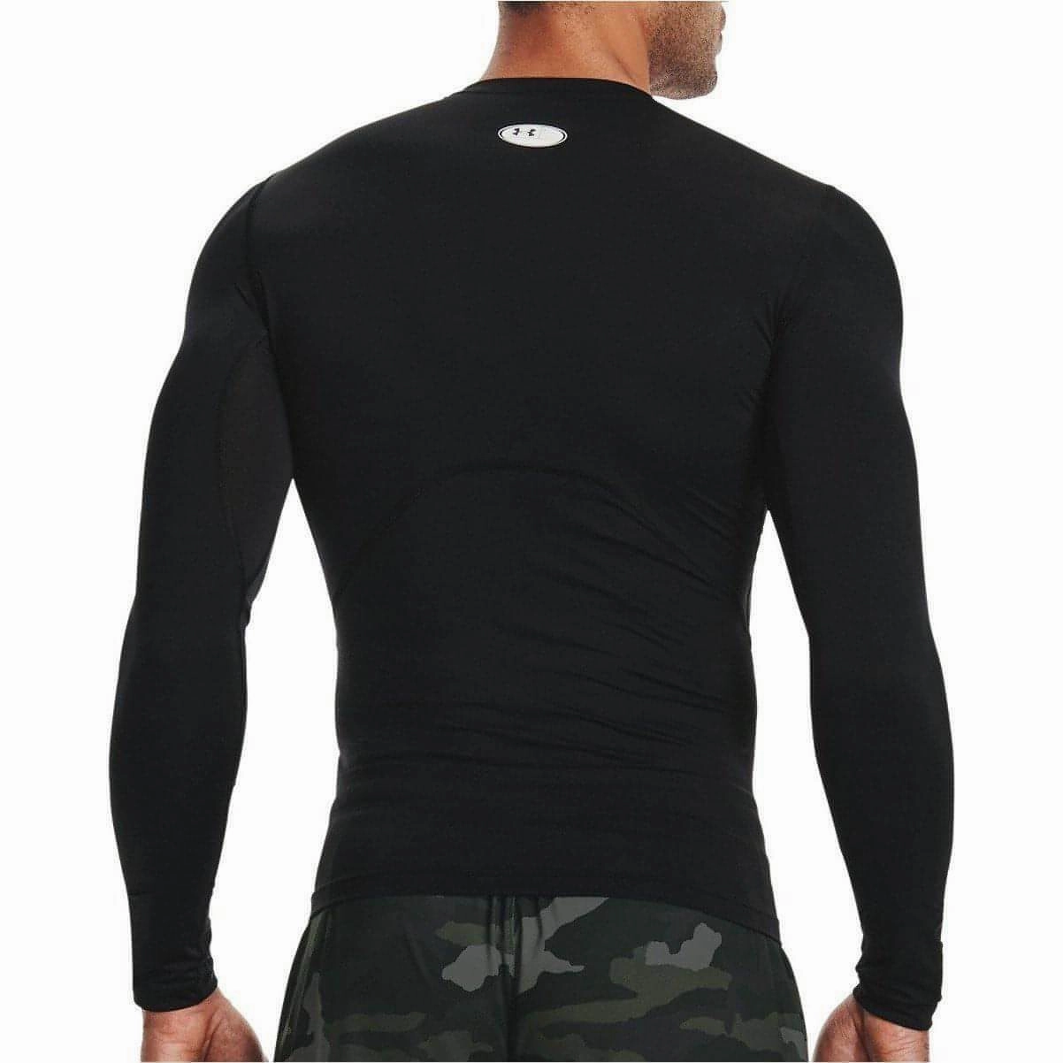 Under Armour HeatGear Armour Long Sleeve Mens Compression Top - Black Cake concert