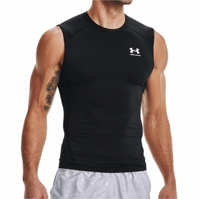 insufficient atypical Under Armour HeatGear Armour Mens Sleeveless Compression Top - Black