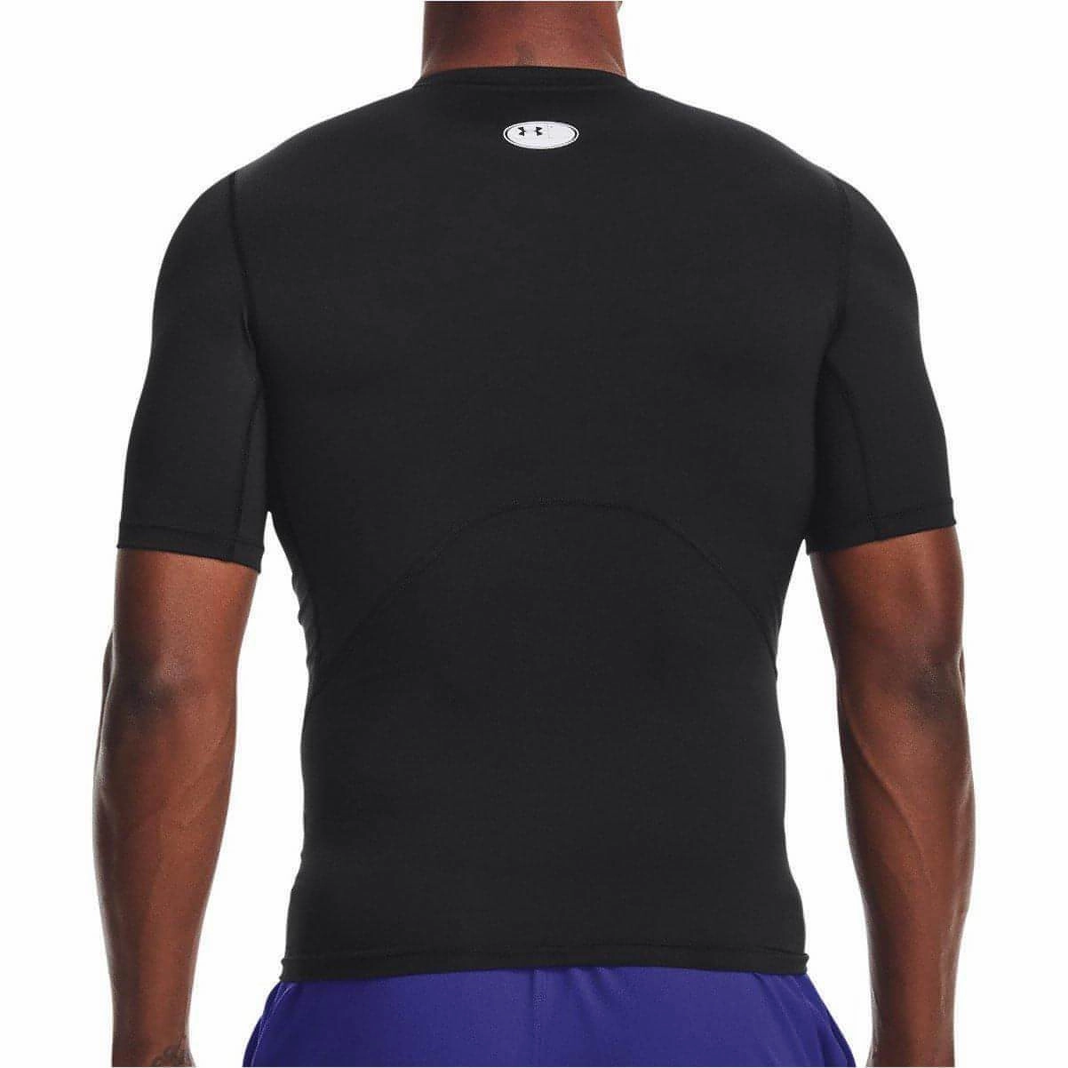 Stylish Essential Fun and Relaxed Under Armour HeatGear Armour Short Sleeve Mens Compression Top - Black