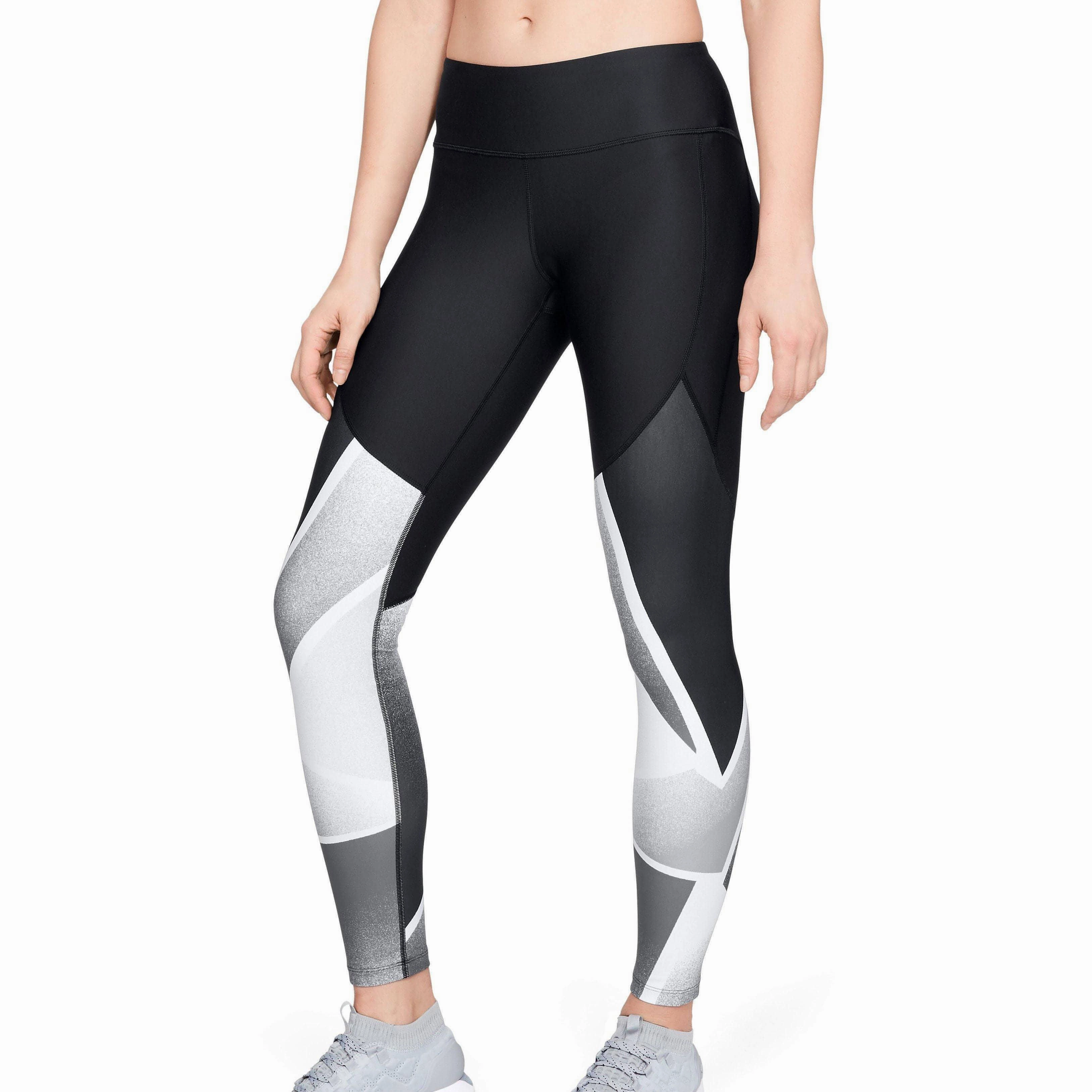 Art Glow OrganicCotton Under Armour HeatGear Graphic Womens Training Tights - Black