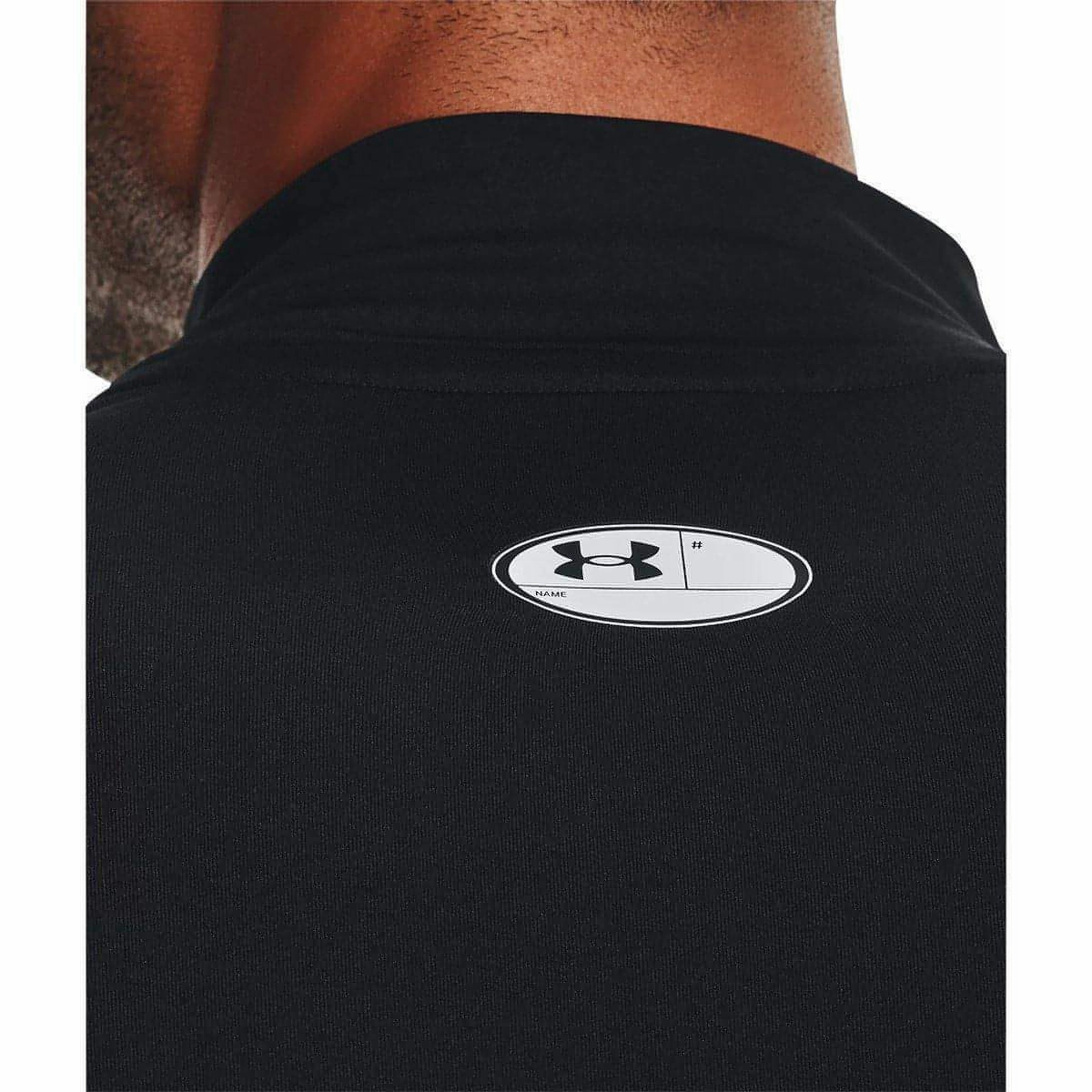 Focus Fit Under Armour HeatGear Mock Long Sleeve Mens Training Top - Black