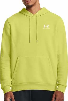 Muse Edge Heavy Silk Under Armour Icon Fleece Mens Training Hoody - Yellow