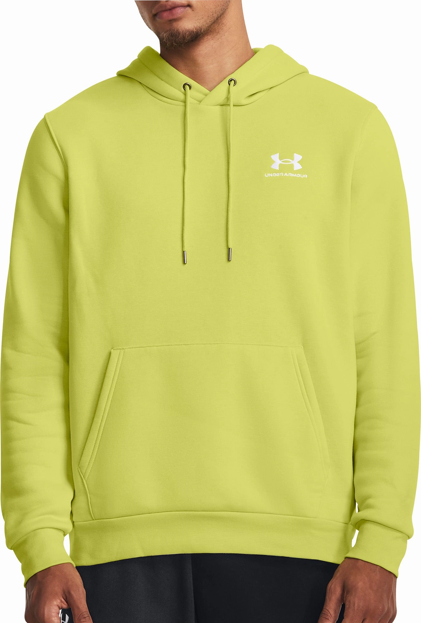 Glitter Fit Design Glow Under Armour Icon Fleece Mens Training Hoody - Yellow