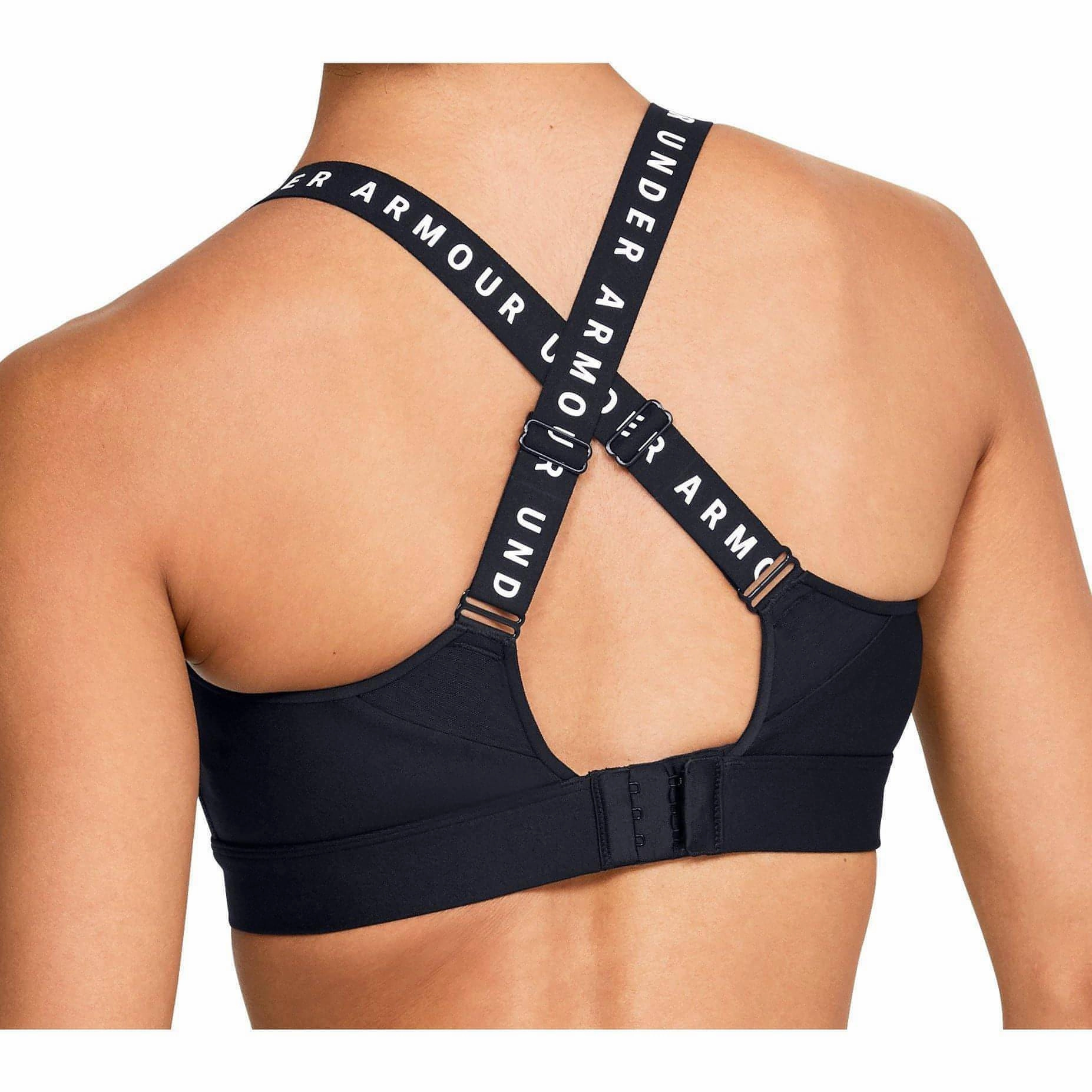 Under Armour Infinity High Womens Sports Bra - Black AntiStatic Finish