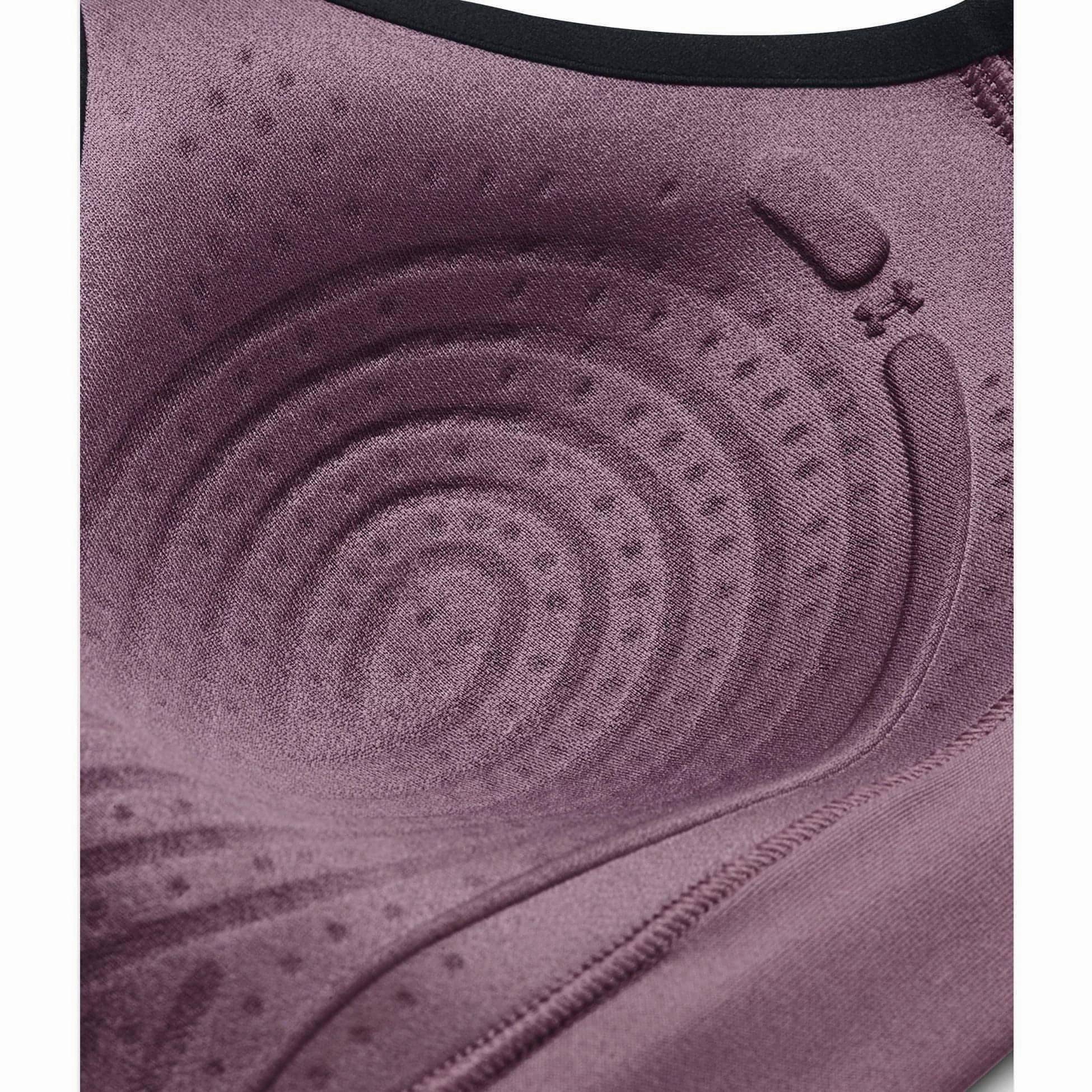 Under Armour Infinity High Womens Sports Bra - Purple Magnetic Closure