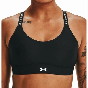 NonRestrictiveMobility Under Armour Infinity Mid Covered Womens Sports Bra - Black