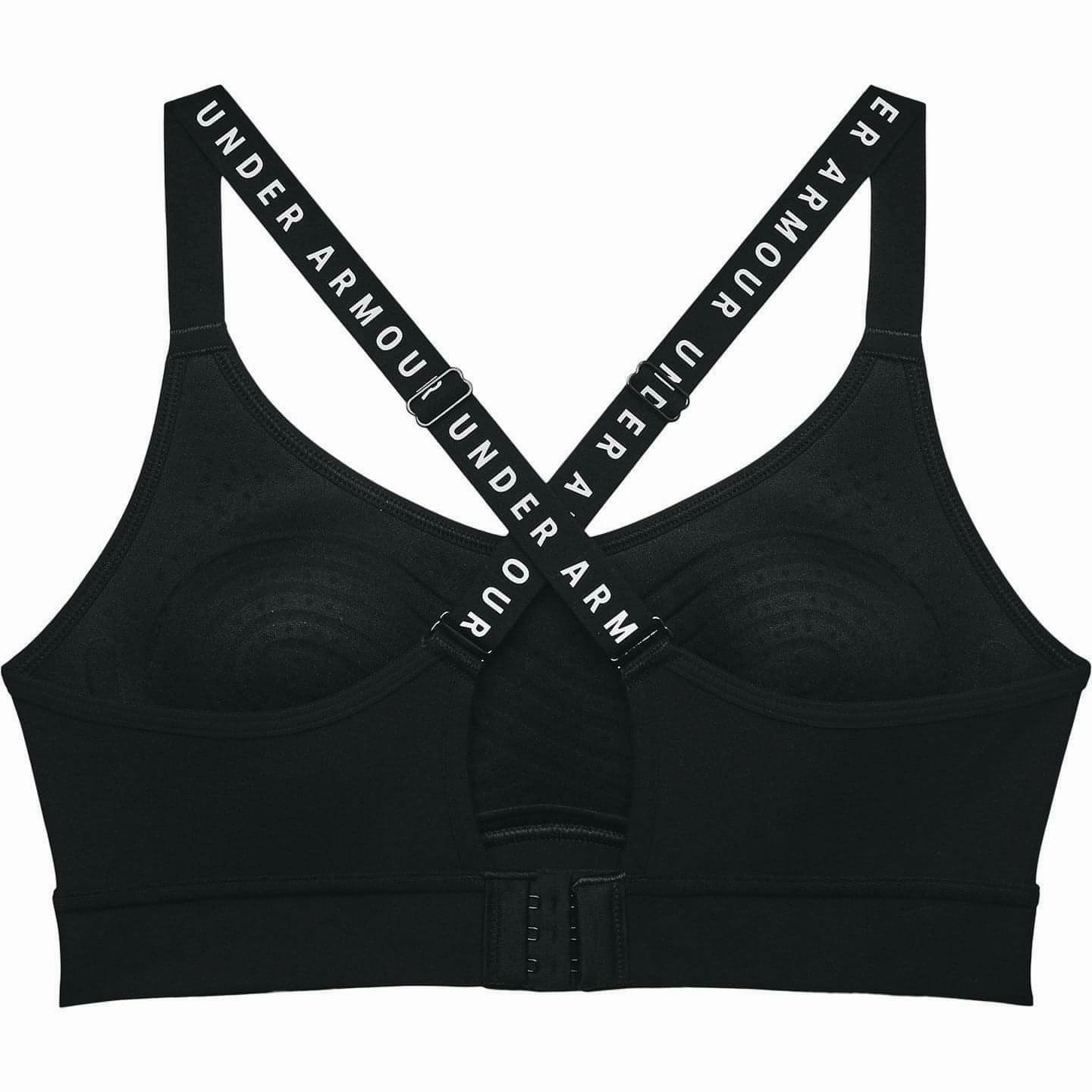 Chafe Free Construction appearance Under Armour Infinity Mid Covered Womens Sports Bra - Black