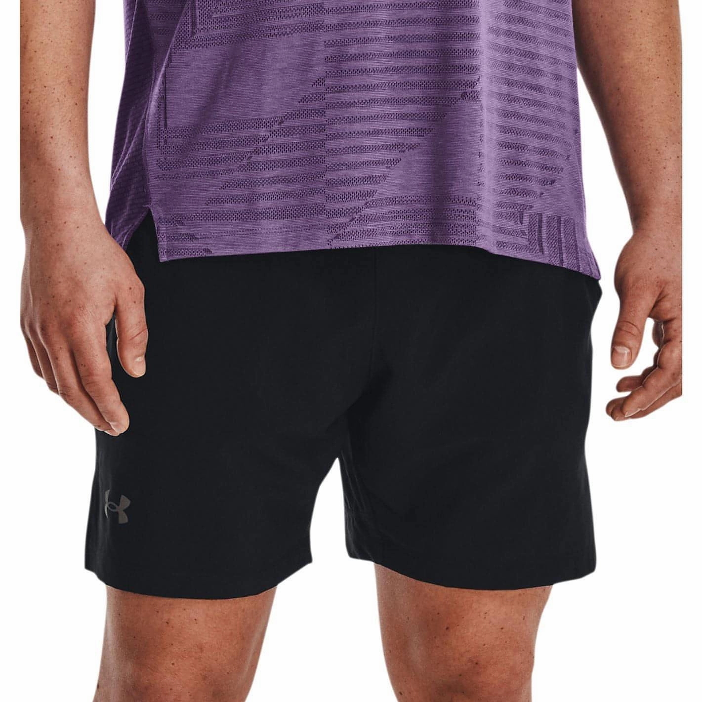 Semi-formal Under Armour Launch Elite 2 In 1 Mens Running Shorts - Black