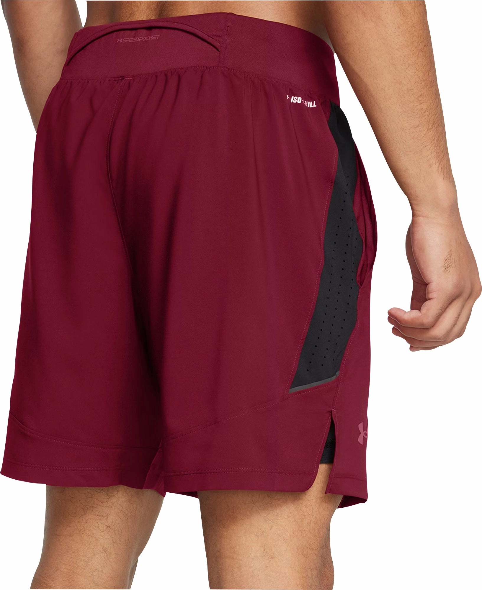 cardigan Under Armour Launch Elite 2 In 1 Mens Running Shorts - Red