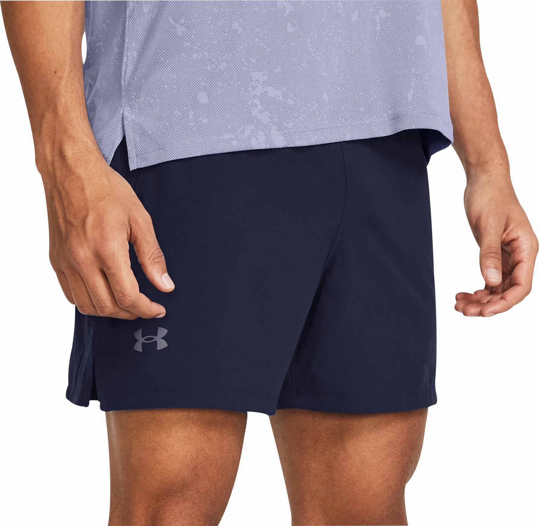 Under Armour Launch Elite 5 Inch Mens Running Shorts - Blue Gift Idea