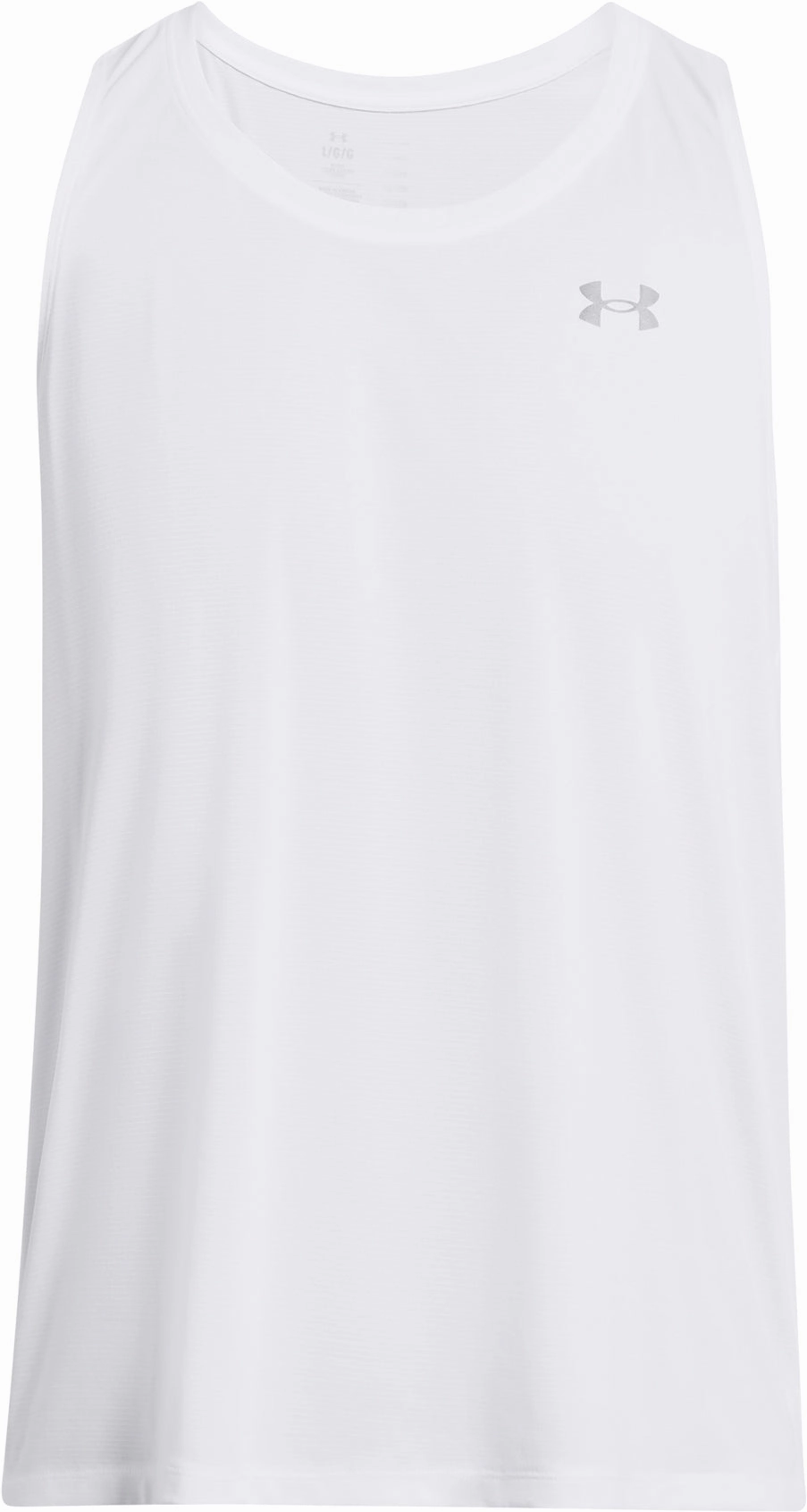 good for work Long Term Use Under Armour Launch Mens Running Vest - White