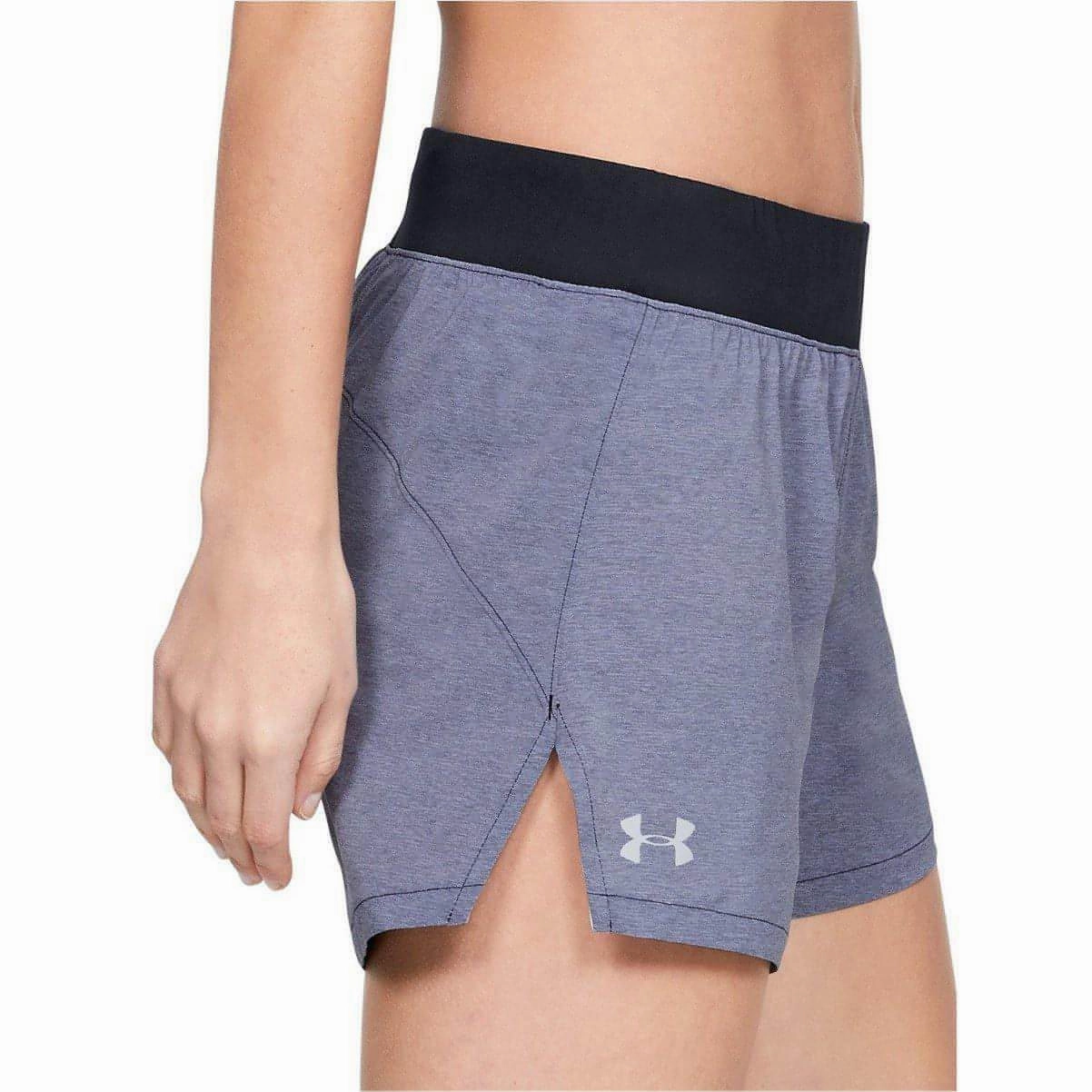 AntiOdorTreatment Unique Piece Under Armour Launch Womens Running Shorts - Black