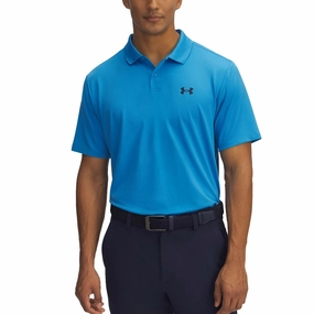 Under Armour Performance 3.0 Polo - Esther Blue Polo Player Relaxed Collar