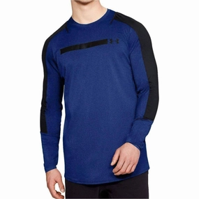 Under Armour Perpetual Fitted Long Sleeve Mens Training Top - Blue low - quality