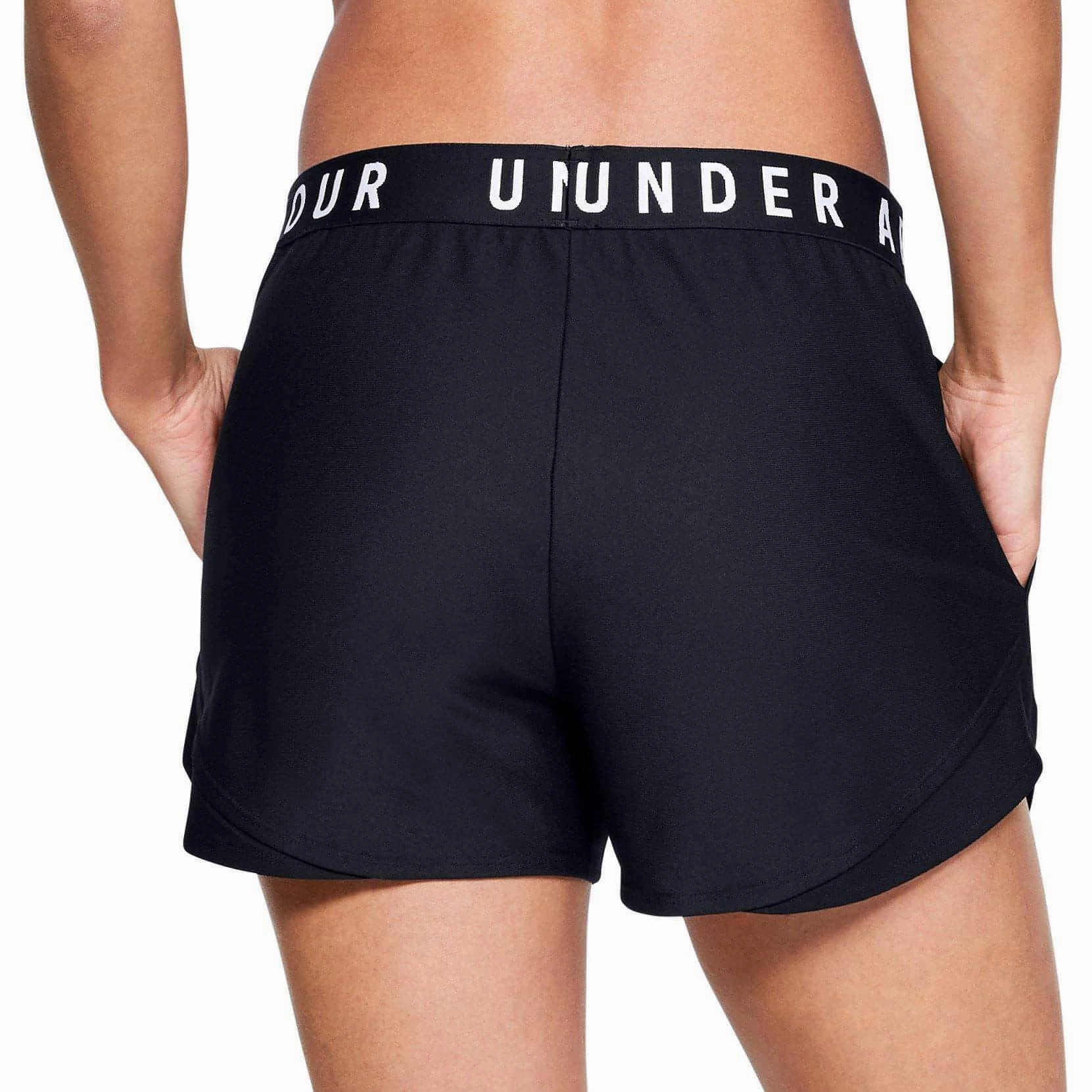 Unisex style Under Armour Play Up 3.0 Womens Running Shorts - Black